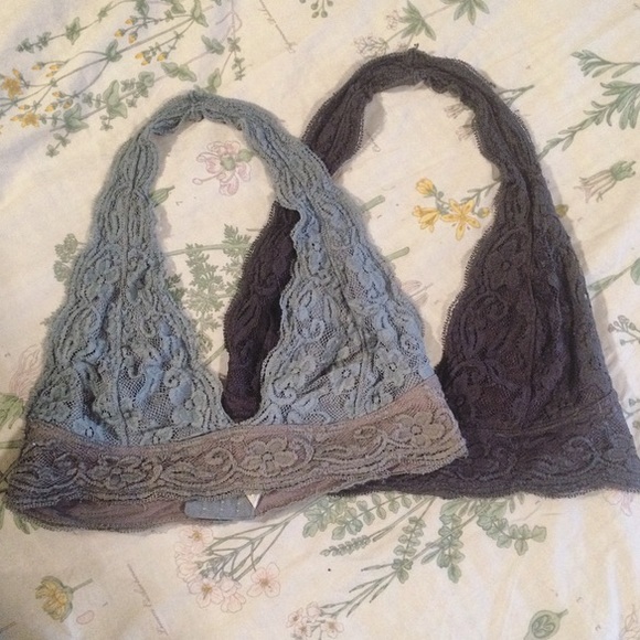 Urban Outfitters Other - Urban Outfitters Lace Halter Bras